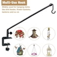 thumbnail image 7 of 38 Inch Extended Reach Deck Hook Hanger for Railing, Heavy Duty Outdoor Plant Hook Holder for Hanging Bird Feeder Flower Basket Planter or Lanterns, 2 Packs, 7 of 7