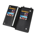 thumbnail image 3 of Bytech Leather Crossbody Cell Phone Case with Wallet for Universal Phones, Black, 3 of 9