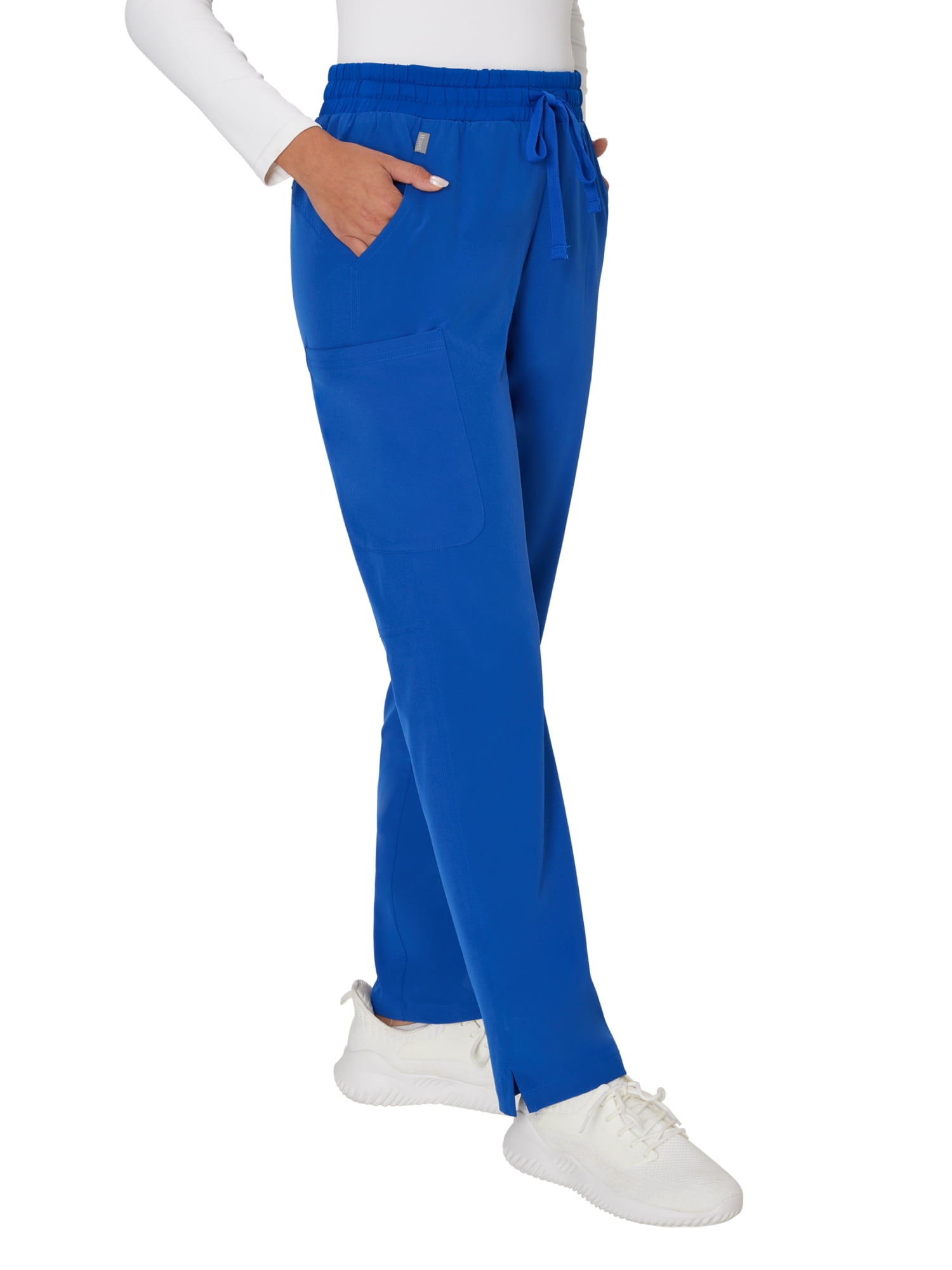 Hanes Womens Scrubs Drawstring Scrub Pants, Straight Leg, Comfort Fit, Pockets, Sizes XS-3XL