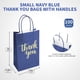 thumbnail image 3 of Bolsas de regalo DjinnGlory Thank You Paper, color azul marino, 9 x 14 x 8 cm, 100 unidades, 3 of 8