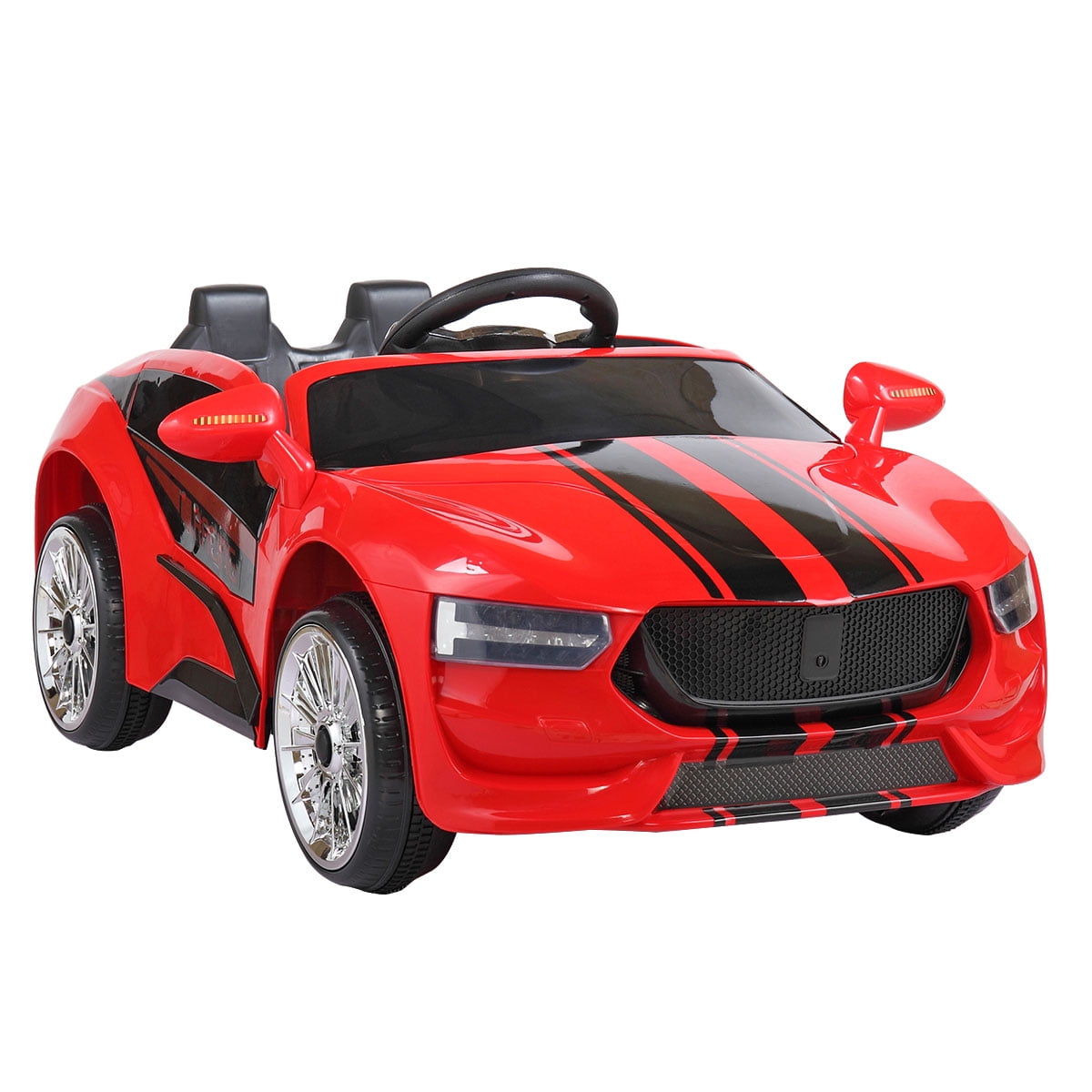 Kepooman 6V Battery Powered Kids Ride On Car w/ Remote Control, MP3, Red Kepooman 6V Battery Powered Kids Ride On Car w/ Remote Control, MP3, Red