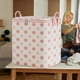 thumbnail image 4 of Quilt Storage Bag Large Capacity Non-Woven Waterproof Odorless Clear Organizer | Reinforced Handles | Foldable Storage Solution | Sizes: Small to Extra Large | Clothes, Bedding, Luggage, 4 of 5