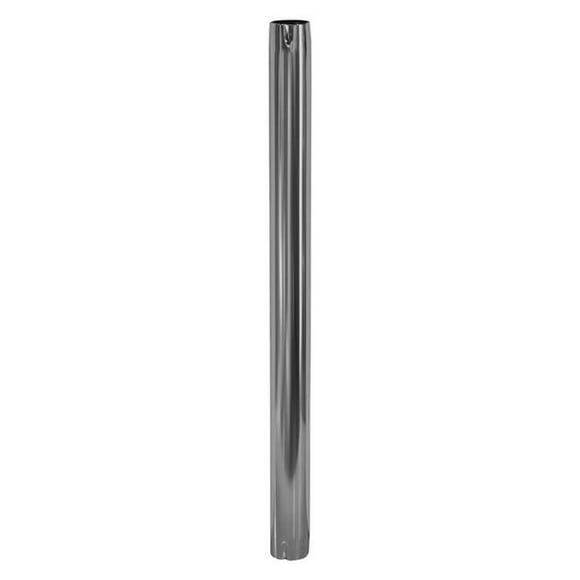 Pieds de Table Piédestal 25,5 Po Sans Base, Chrome