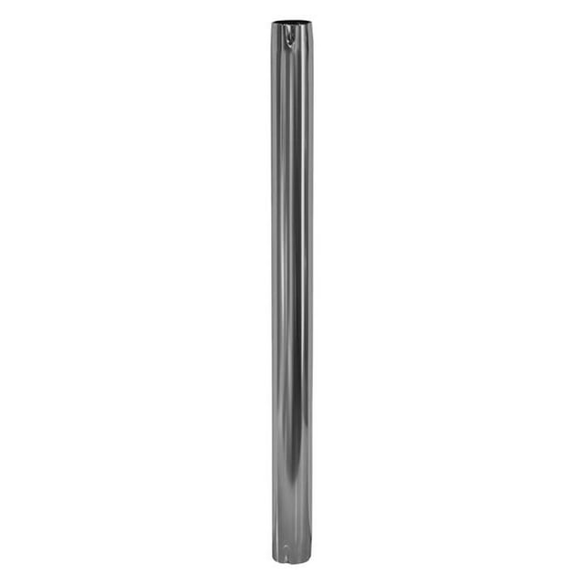 Pieds de Table Piédestal 25,5 Po Sans Base, Chrome