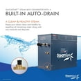 thumbnail image 5 of SteamSpa OAT1200CH-A 12 kW Oasis QuickStart Acu-Steam Bath Generator Pack with Built-in Auto Drain, Polished Chrome, 5 of 5