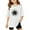 White, variant on Hiijoy Toddler Girls T-Shirt Sunflower Graphic Loose Short Sleeve T Shirt Soft Casual Tshirt