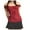 M239 Red, variant on Tfken Women Tshirts For Summer Solid Color Square Neck Short Sleeve Slim Tops Fashion Daily Wear Female Soft Shirts Black
