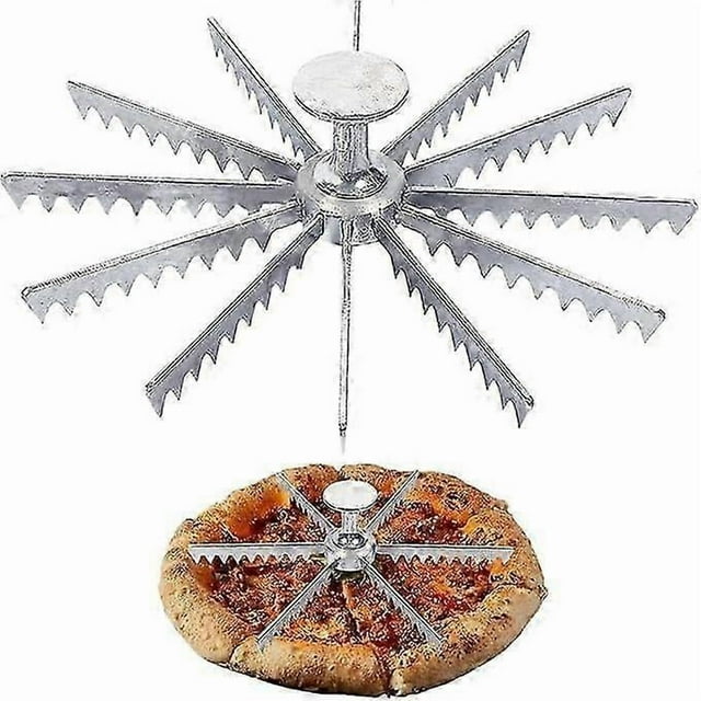 Pizza Cutter, Adjustable Cake Divider Tool for Perfect Slices, Plastic Baking Gadget for Cheesecake, Pizza & Pies, Uniform Pie Separator for Home Bake