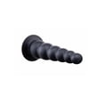 thumbnail image 3 of Size Up Ripple Inflatable 7" Silicone Anal Plug with Ball Pump, Black, 3 of 5