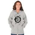 thumbnail image 4 of Nautilus Shell Symbolic Spiritual Zip Up Hoodie Men's Women's Brisco Brands S, 4 of 6