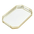 thumbnail image 4 of GUOOL Dresser Makeup Tray Serving Gift Cosmetic Perfume Bottle Tray Display for Tea Counter Kitchen Tableware Drinks Dressing Table Size C, 4 of 9