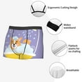 thumbnail image 6 of Kll Corgi Washing In Bathtub Men'S Cotton Boxer Briefs Underwear-Medium, 6 of 9