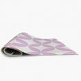 thumbnail image 4 of Simply Daisy 5' Round Lilac Eye Opener Spring Chenille Indoor/Outdoor Rug, 4 of 4