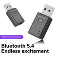 thumbnail image 4 of 2 In 1 Bluetooth 5.4 Audio Receiver Transmitter Stereo USB Wireless Adapter For Car, 4 of 14