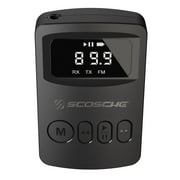 Scosche Bttrfm-SP1 Portable Bluetooth Transmitter/Receiver Compatible w/ Home/Car Stereo, Airplane