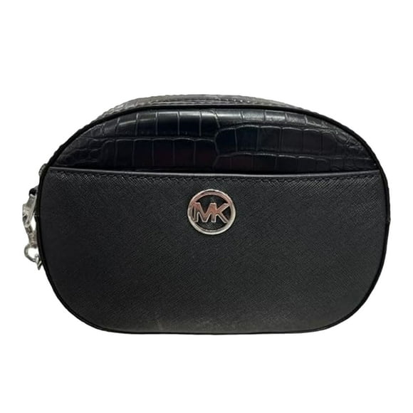 Bolsa Michael Kors Jet Set Glam Crossbody Negro cuero