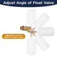 thumbnail image 3 of 2 Pack Water Float Valve 1/2 Inch, Brass Float Ball Float, 3 of 5