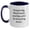 White/Navy, variant on Funny Two Tone Coffee Mugs Gifts from Men and Women to Family and Friends for Actor Christmas Unique Gifts