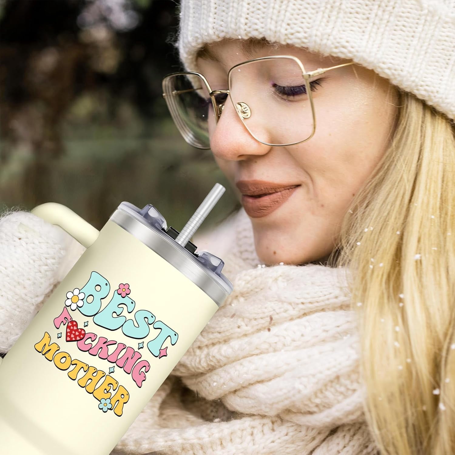 Gifts for Mom from Daughter Son Kids - Best Mother Gifts Mom Gifts, New Mom Gifts for Women, Mom Birthday Gifts, Christmas Gifts Birthday Gifts for Mom, Mom 40oz Tumbler with Handle