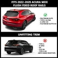thumbnail image 3 of ROKIOTOEX  Coyote Roof Rack Crossbars for 2022-2025 MDX  Silver Crossbars, 3 of 9