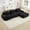 Black, variant on YWEN 116" Modern Compressed Boneless Couch with Ottoman, 3 Seater Large L Shaped Sectional Couches for Living Room, Corduroy Cloud Modular Sectional Sofa, Memory Foam, Extra Deep, No Assembly