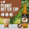 thumbnail image 2 of Syruvia Peanut Butter Cup Syrup Pure Cane Coffee Flavoring Syrup, 25.4 fl Oz With Pump, 2 of 6