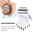 thumbnail image 2 of 8 Key Piano Set Kalimba Bridge Saddle DIY Accessory Kit Musical Instrument Steel Spare Parts, 2 of 2