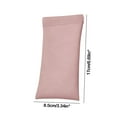 thumbnail image 2 of Holloyiver Soft Sunglasses Pouch, Artificial Leather Eyeglass Case with Buckle Design, Waterproof Glasses Pouch Sleeve, 6.7 x 3.3 Inch Glasses Cases for Women Eyeglass Cleaning & Storage Pouch, 2 of 6
