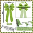 thumbnail image 4 of YQHWQ DIY 9 Inch Christmas Wreath Bow with Rhinestones x 7 Inch, 4 of 5