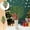 D, variant on Christmas Decoration Green Plant Cuttings Red Pines Cones PineNeedle Plant Home Decoration