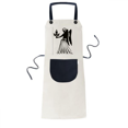 thumbnail image 1 of Constellation Virgo Tablier Signe du Zodiaque Réglable Bib Coton Lin BBQ Cuisine Poche Pinafore, 1 of 2