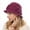 Hot Pink, variant on Dyfzdhu Mother's Day Woolen Hats for Women Fall Winter Warm Elegant Floral Knitted Bucket Hat, Mother's Day Gifts