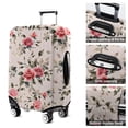 thumbnail image 5 of Pioneer Flower Floral Print Pattern Luggage Cover Fashion Suitcase Cover Baggage Covers Fit 25-28 Inch Luggage (Go Travel), 5 of 5