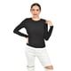 thumbnail image 1 of Blusa de manga larga /Juvenil, 0279 (Negro) negro G, 1 of 4