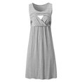 thumbnail image 2 of 2025 Robe de Maternité Femmes Enceintes Maternité Sans Manches Manches Courtes Robes Florales pour Femmes Robe Débardeur à Rayures Imprimées Robes Queue de Maternité pour Mariages Allaitement Été Maternité, 2 of 6