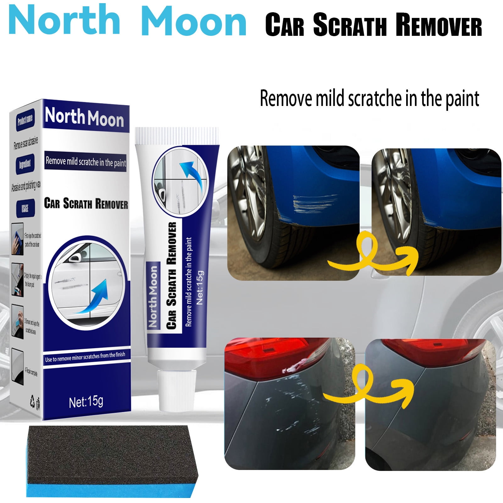 how to remove scratches from car with household items