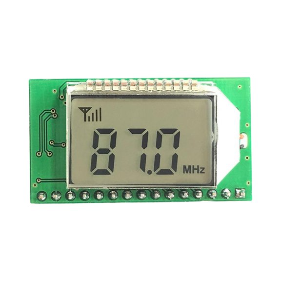 Módulo receptor de Digital línea/USB/entrada de micrófono con pantalla LCD 76,0-108,0 MHz DC 3,0 V-5,0 V placa estéreo Digital de modulación