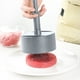 thumbnail image 5 of Prensa para hamburguesas caseras | Prensa manual antiadherente con 100 hojas de papel antigrasa | Aparato de cocina ABS gris o amarillo para preparar hamburguesas fácilmente, 5 of 8