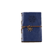 thumbnail image 1 of Libreta Vintage De Piel Grande Azul Oscuro Malubero Papel extra grueso, 1 of 3
