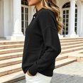 thumbnail image 5 of Women's Collared Polo Pullover Fall Sweaters Business Casual Outfits, 5 of 5