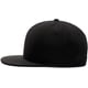 thumbnail image 2 of Classic Snapback Hat Hip Hop Flat Bill Visor Cap - Sombreros de béisbol ajustables unisex para adultos, azul oscuro Feliz Sencillez, 2 of 2