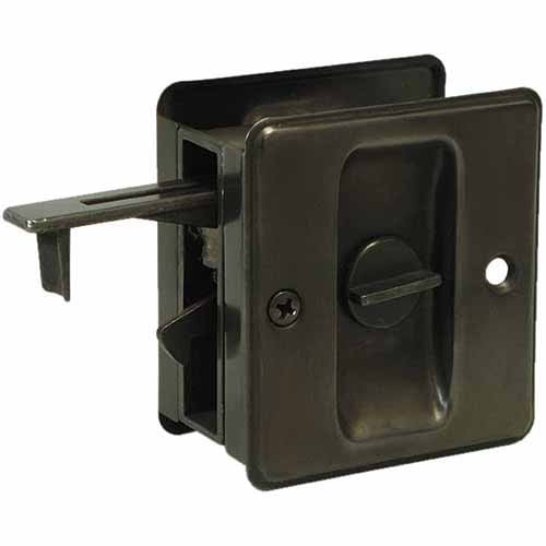 Schlage SC990B716 Dark Oxidized Satin Bronze Finish Sliding Pocket