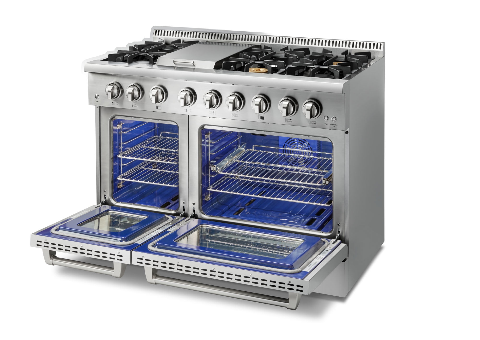 Thor Kitchen HRD4803U 48 in. Professional Stainless Steel Dual Fuel Range