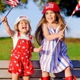 thumbnail image 4 of Zando Toddler Baseball Hat for Boys 3-8 Years Adjustable Baby Baseball Cap 250 anniversary usa hat for Summer Sun Protection, 4 of 5