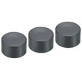 thumbnail image 1 of Tapa de extremo de tubo UPVC Uxcell de 2", 3 paquetes, acoplamiento de grado de muebles en gris, 1 of 6