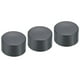thumbnail image 1 of Tapa de extremo de tubo UPVC Uxcell de 2", 3 paquetes, acoplamiento de grado de muebles en gris, 1 of 6