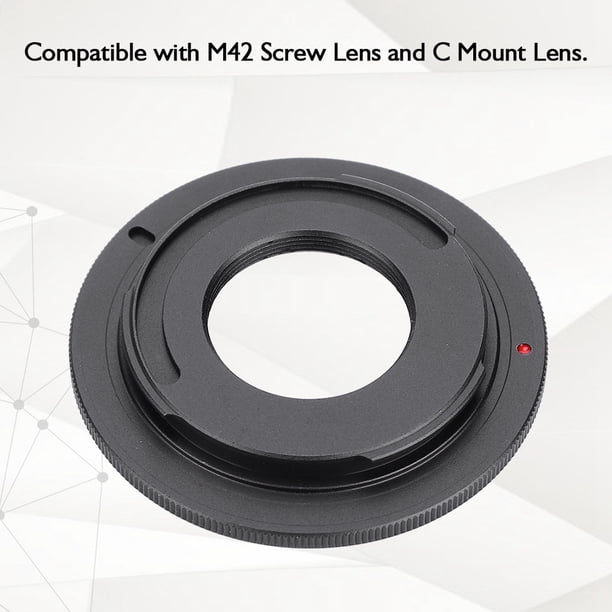 Adaptador de lente de montaje de cámara liviano y duradero para lente de tornillo M42 y lente de montaje C ANGGREK Otros