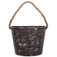 thumbnail image 1 of Miangastore Chic Iron and Hemp Rope Hanging Flowerpot Dark Brown for Indoor Outdoor Decor with Retro Design 2pcs, 1 of 8