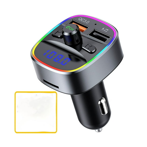 Car Bluetooth Transmitter - Colorful Ambient Light