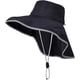 thumbnail image 2 of Women's Sun Hat Wide Brim UPF 50 Fishing Hiking Hat Black One Size, 2 of 3